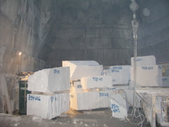 In the mine