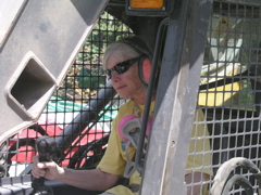 Madeline concentrates on driving