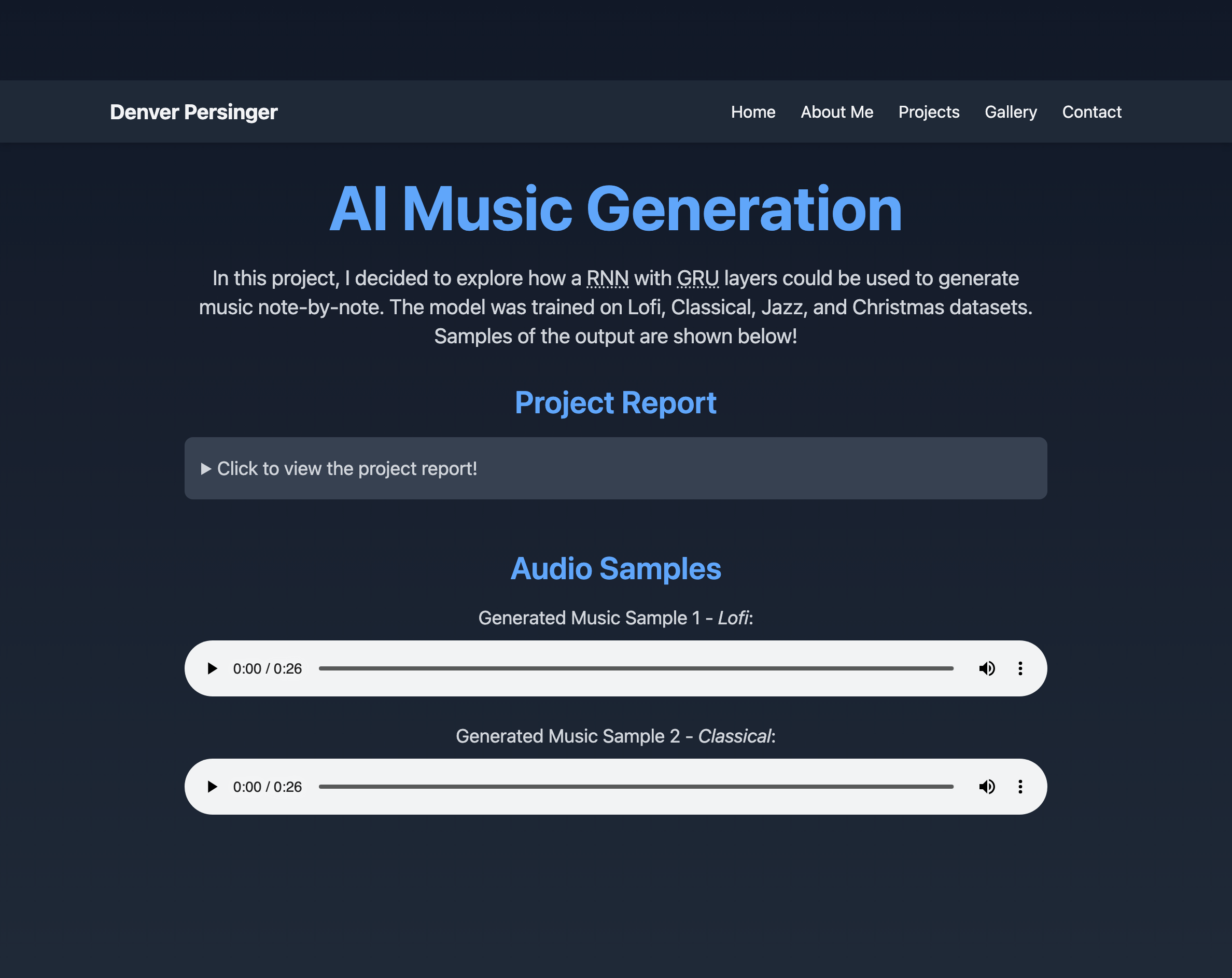 Music Generator