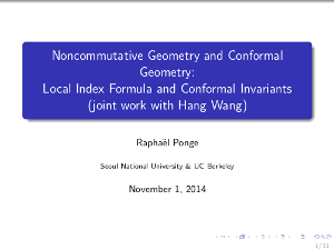 Slides of Raphael Ponge