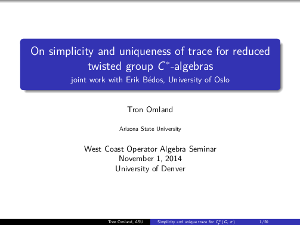 Slides of Tron Omland