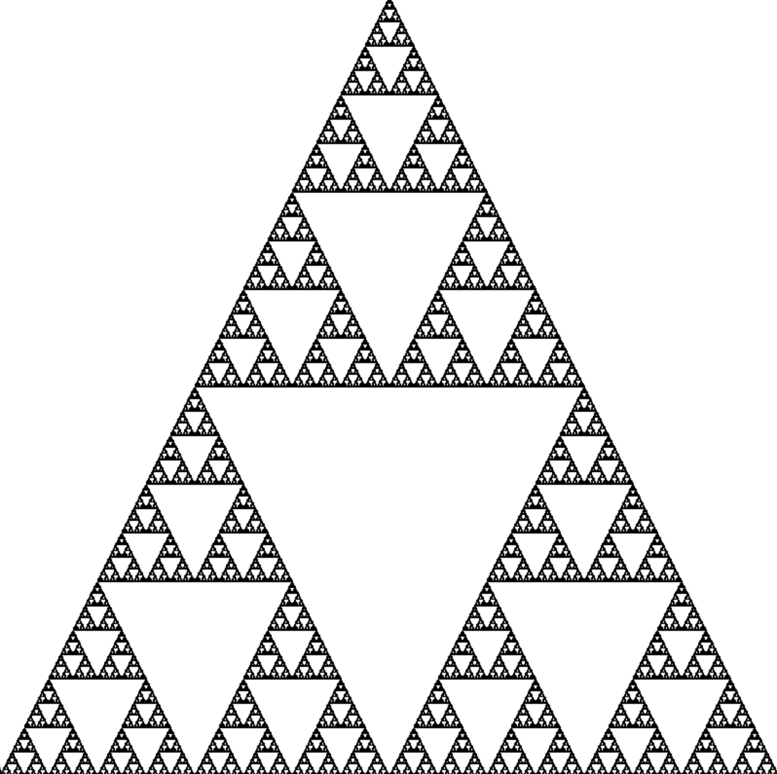 Recursive Sierpinski Triangle Fractal