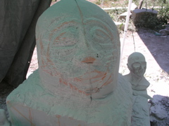 An emerging face